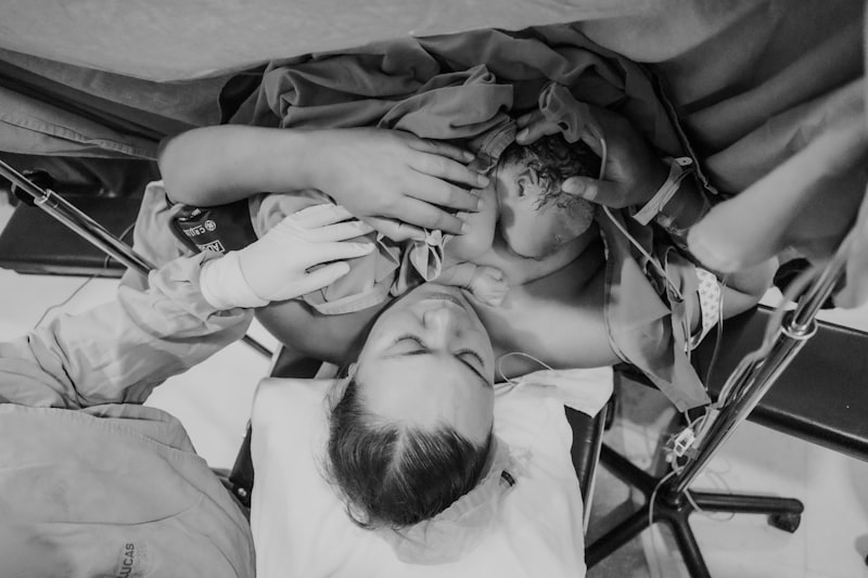 A new family with their baby